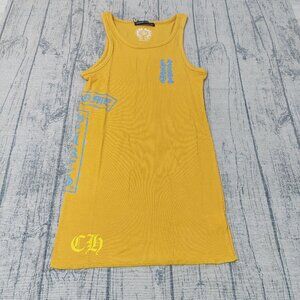 CHROME HEARTS Gothic Logo Print Tank Top